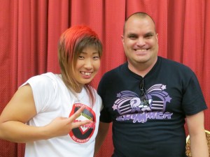 Was lucky enough to meet and get a picture with rising star Takumi Iroha.