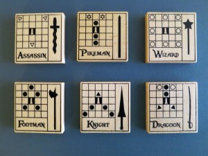 ... and the flip side movement patterns for the same pieces.